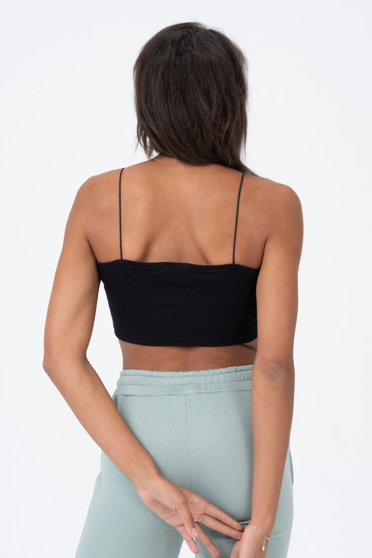 Kadın Beyaz Ip Askılı Straplez Büstiyer